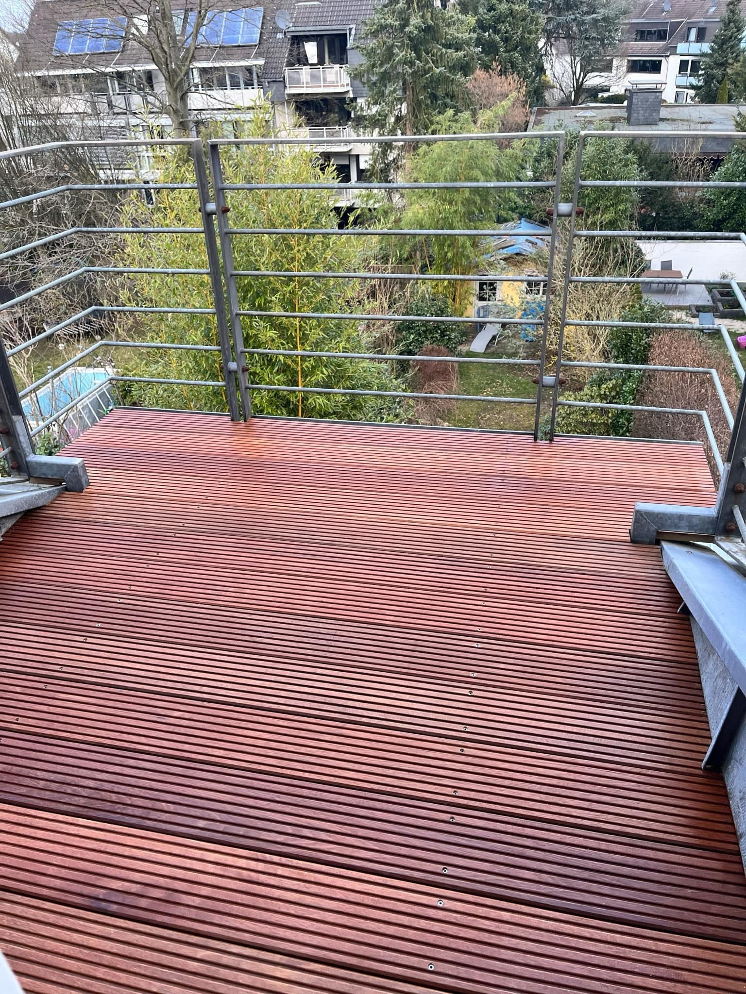 Raum nach der Bodenverlegung