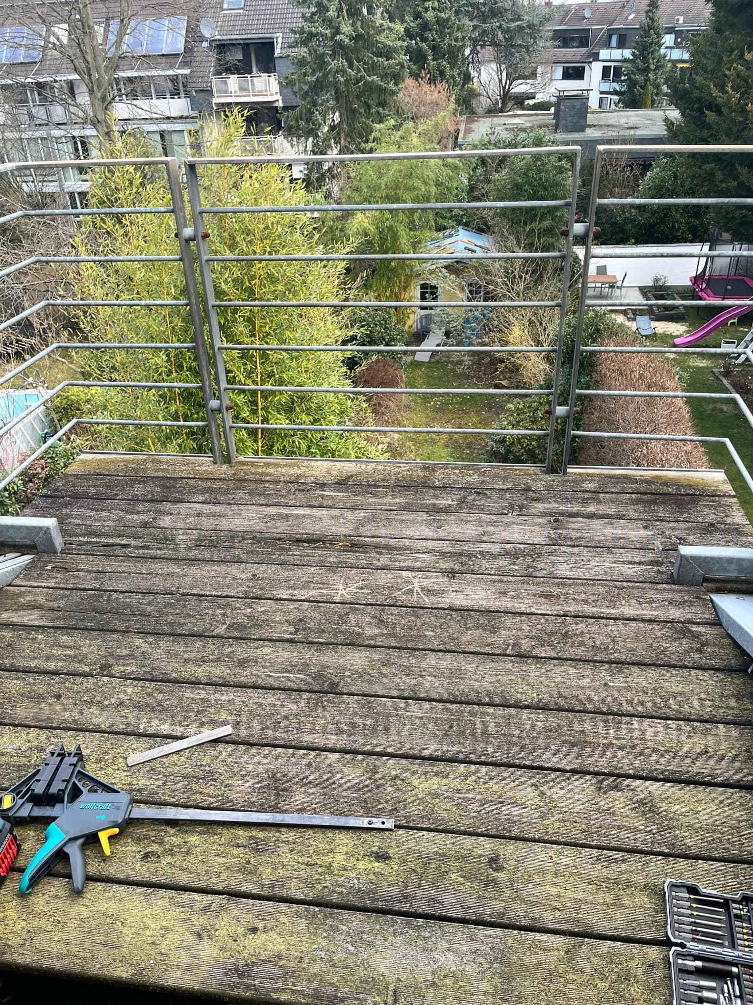Raum vor der Bodenverlegung